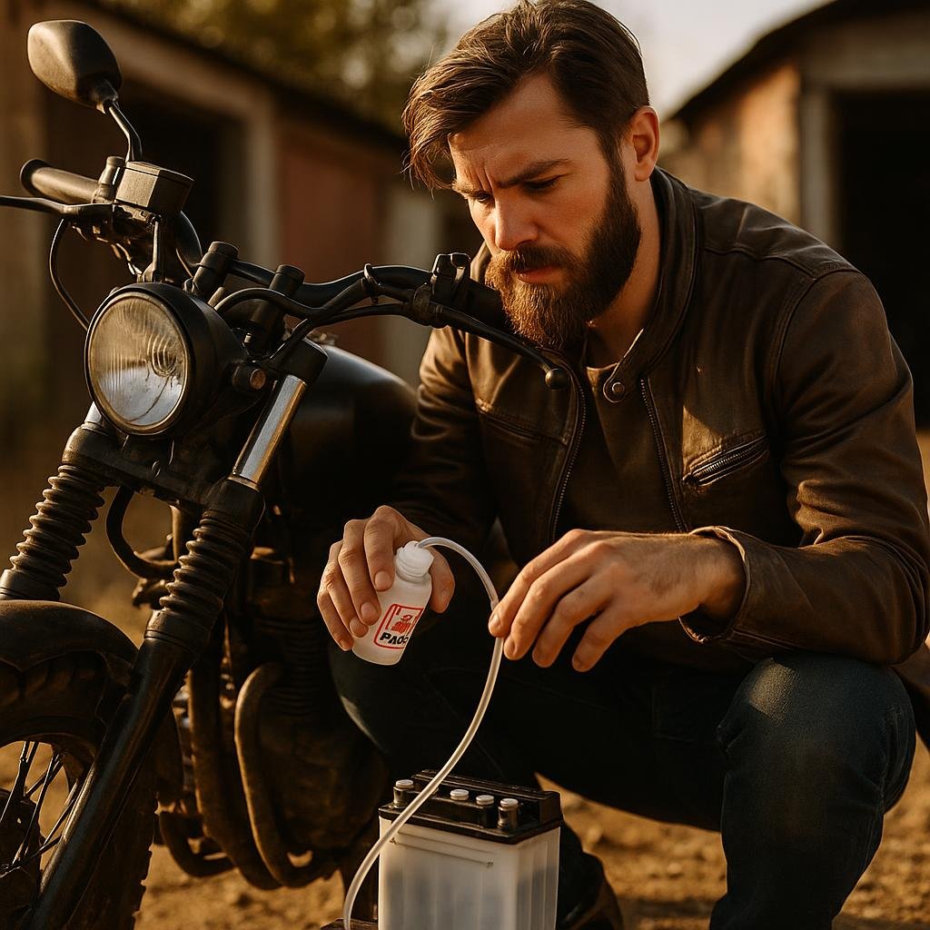 Tout savoir sur l'acide pour batterie moto