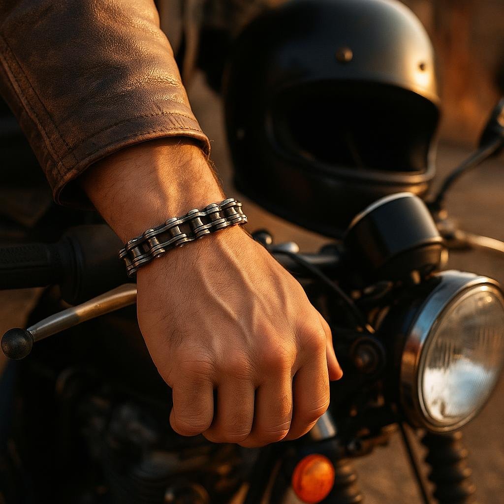 Bracelet chaîne moto : Guide complet et pratique
