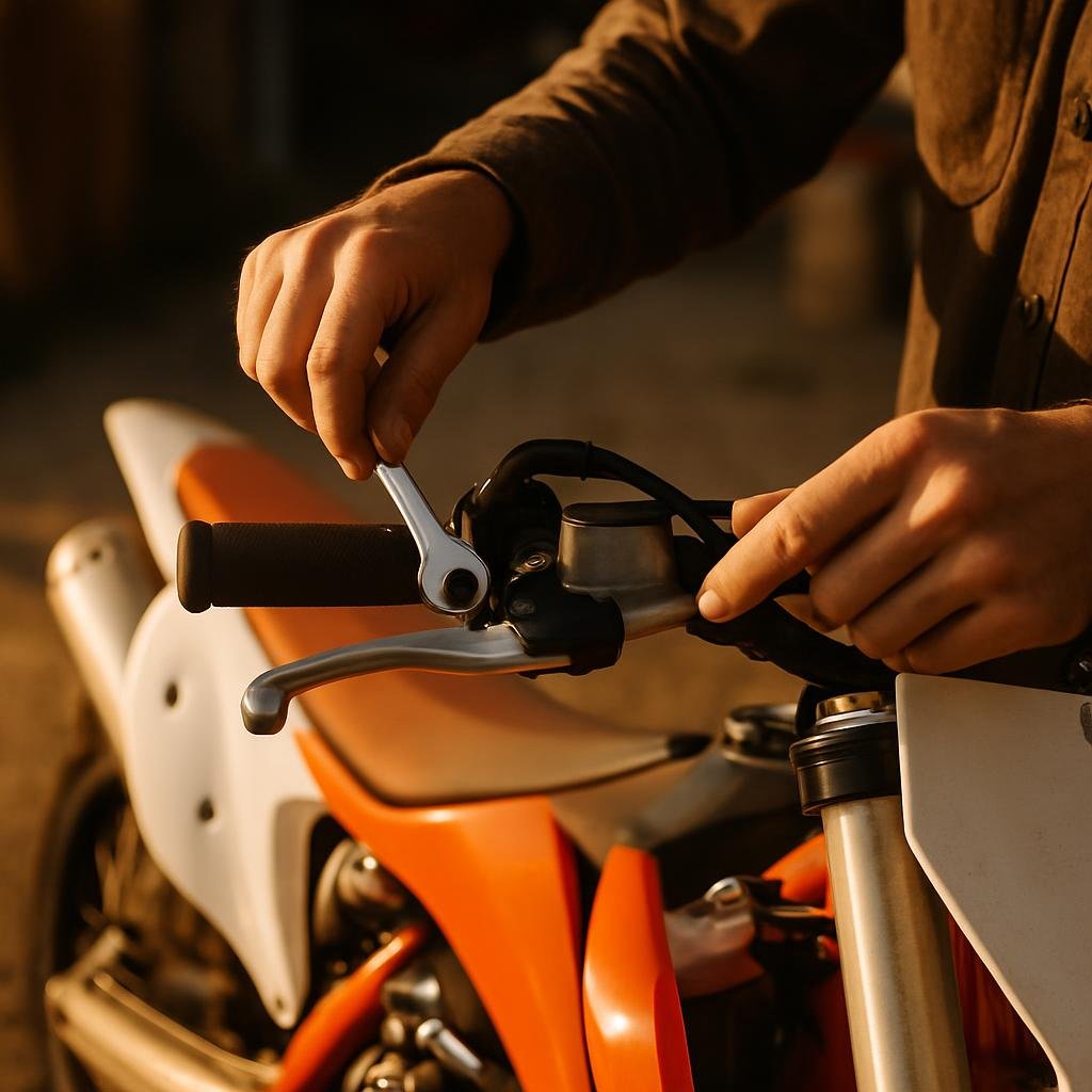 Bien régler votre levier frein moto cross