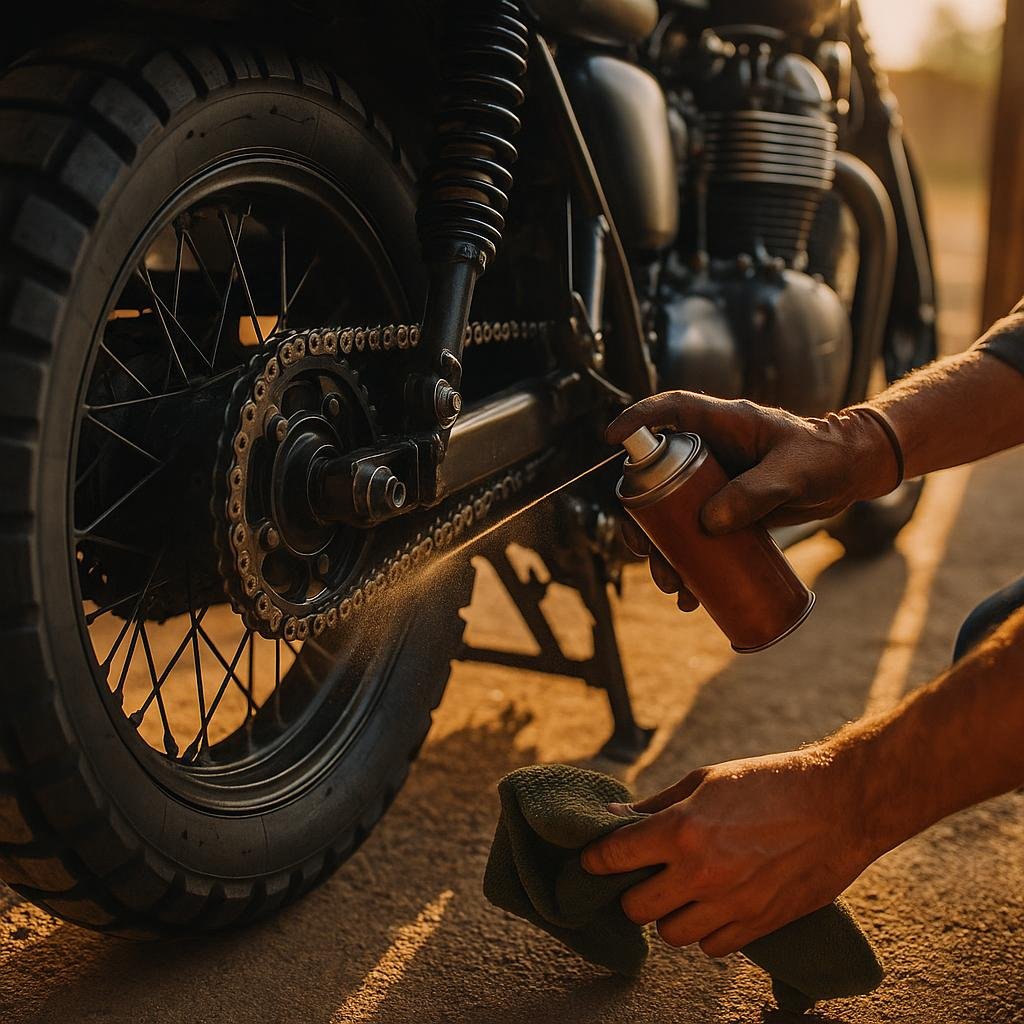 Chaine transmission moto : guide complet d'entretien