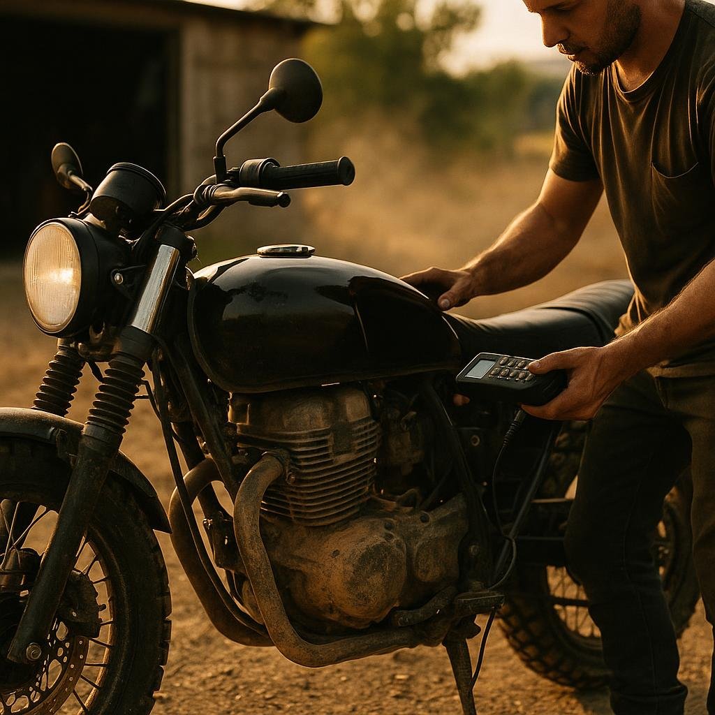 Pollution moto : contrôle technique et révision